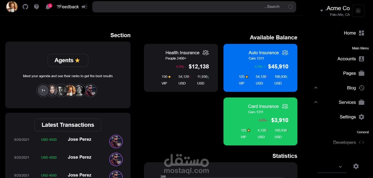 انشاء موقع لعرض المحتوى واضافة طلبات للمنح الخارجية