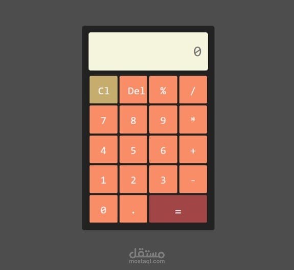 (أله حاسبه بسيطه للعمليات الحسابيه)Sample Calculator