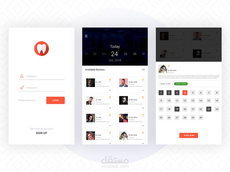 Dental booking app