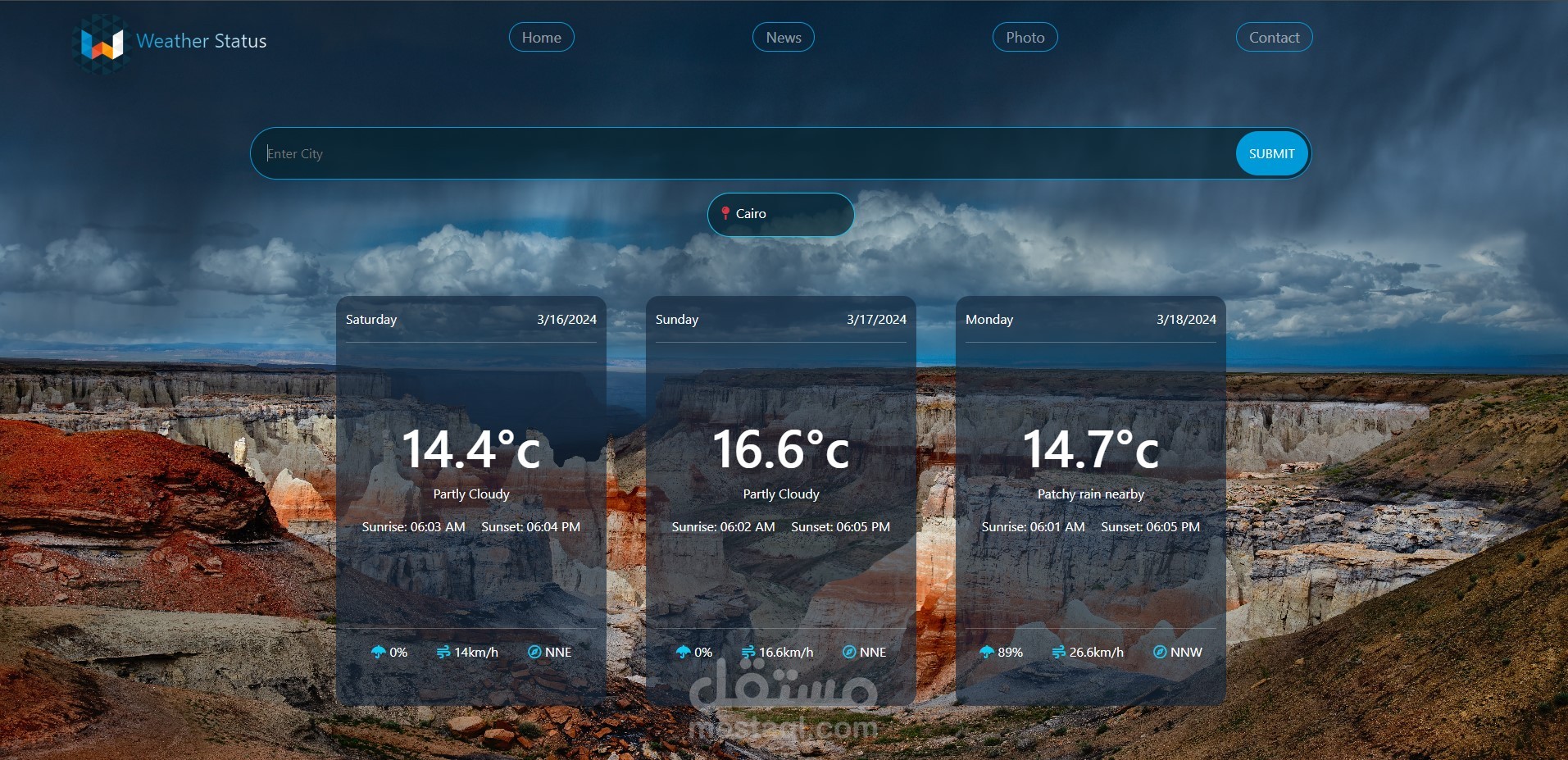 Weather app