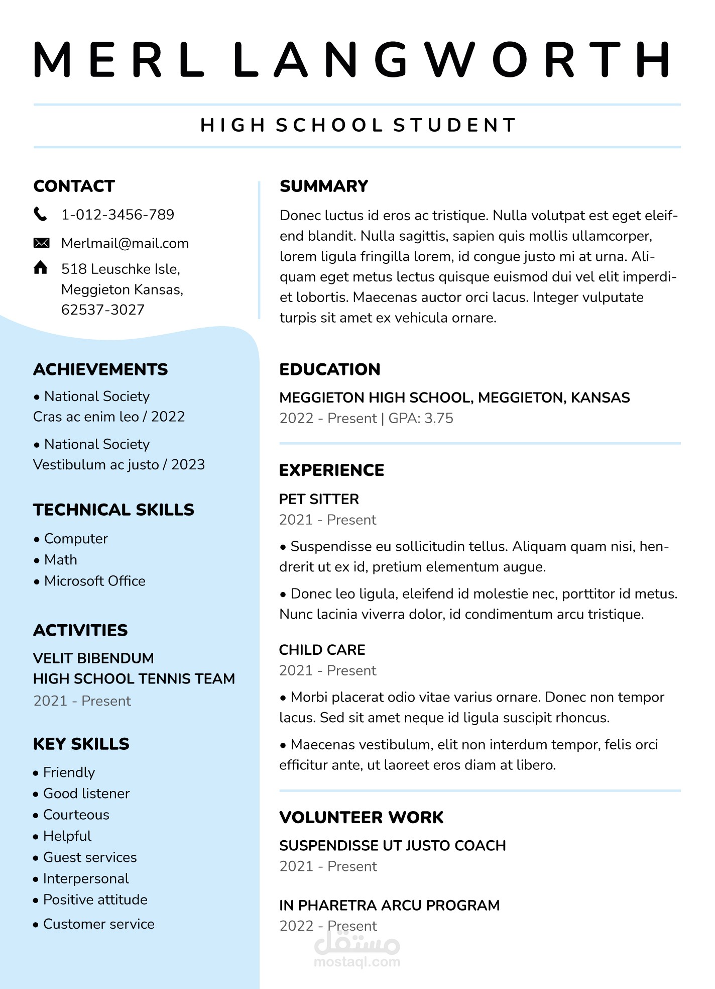 resume