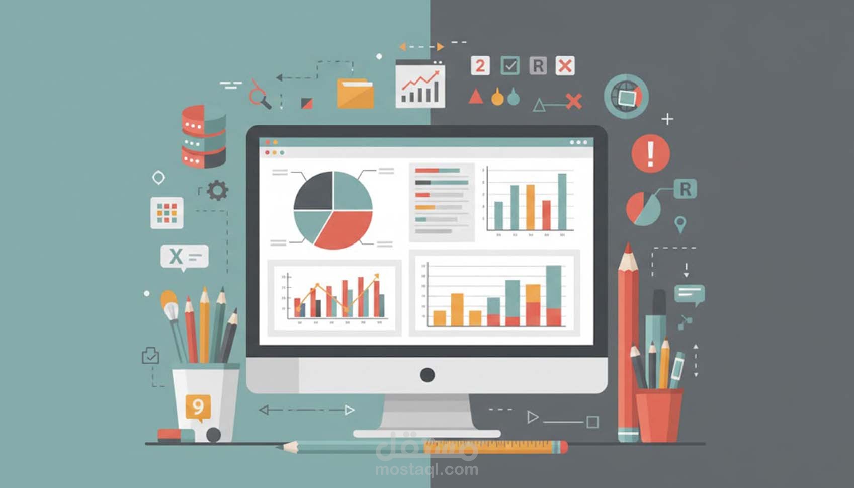 إنشاء Dashboard تفاعلي واحترافي باستخدام Excel