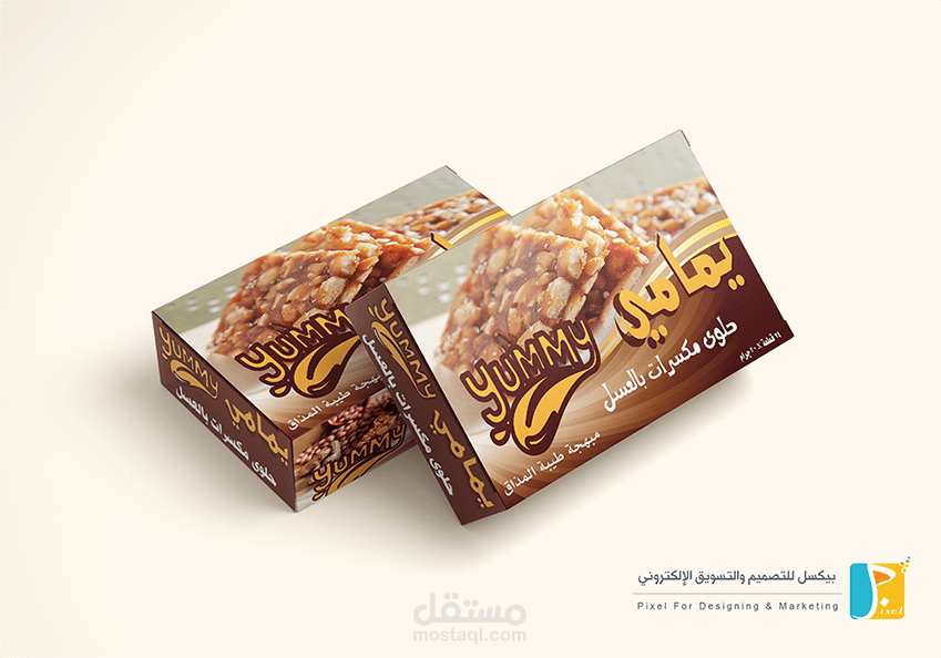 تصميم باكت حلوى