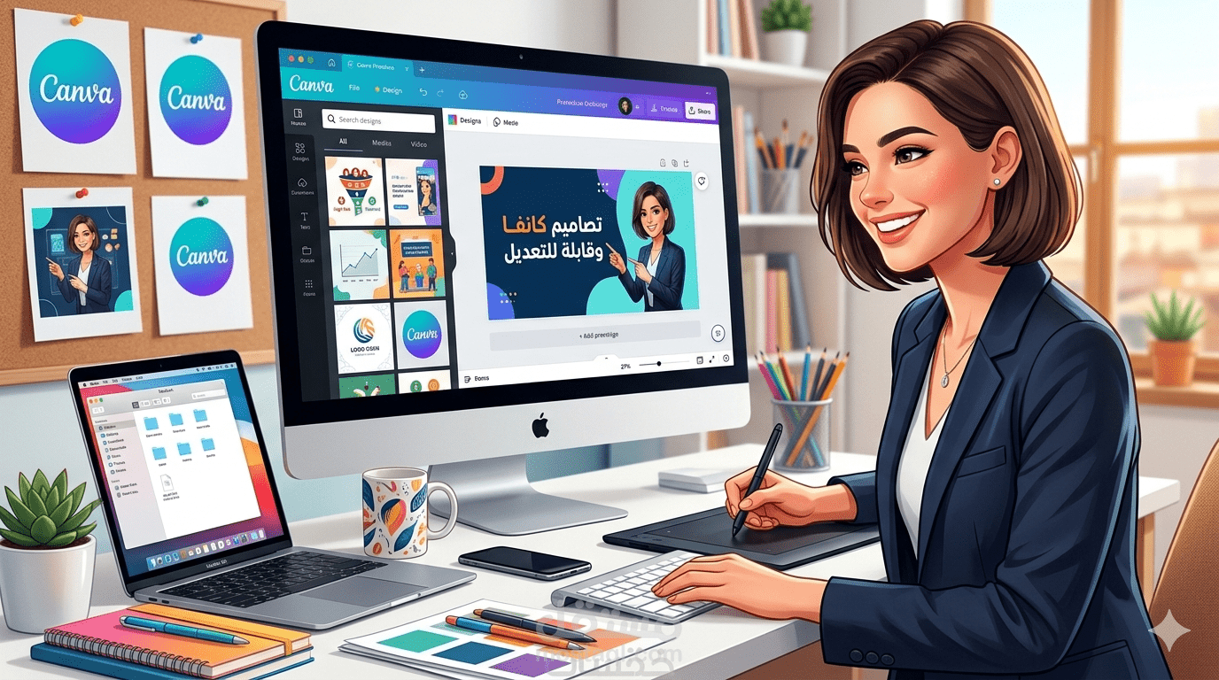 تصميمات Canva احترافية ومبتكرة لكل المجالات