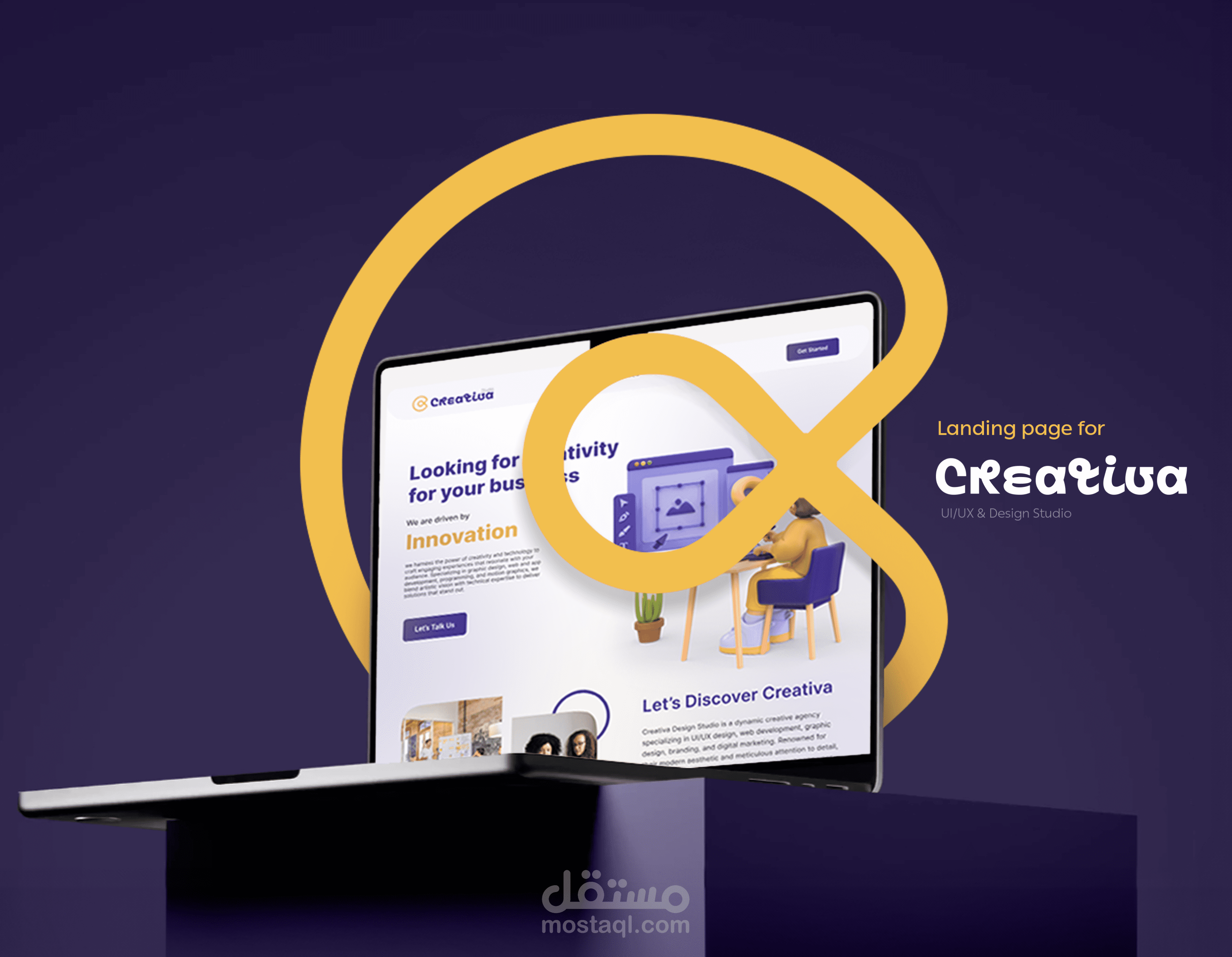 Creativa Design Studio - Figma Responsive Web design + Prototype