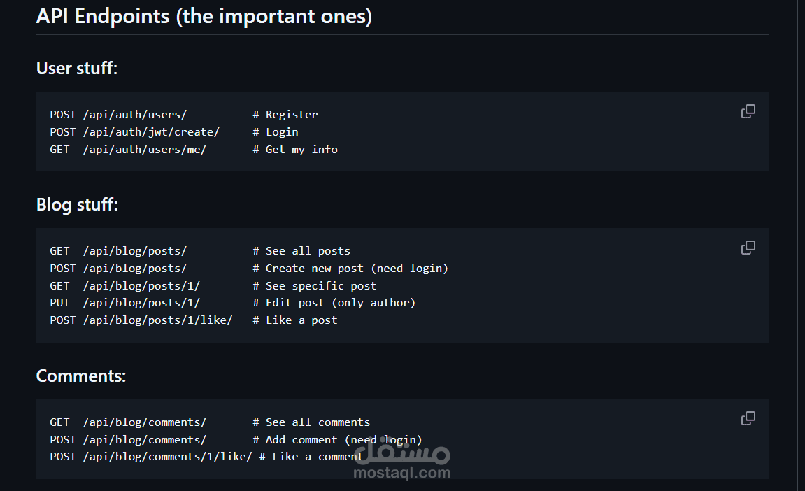 Blog API