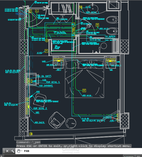 Prises de courant chambres