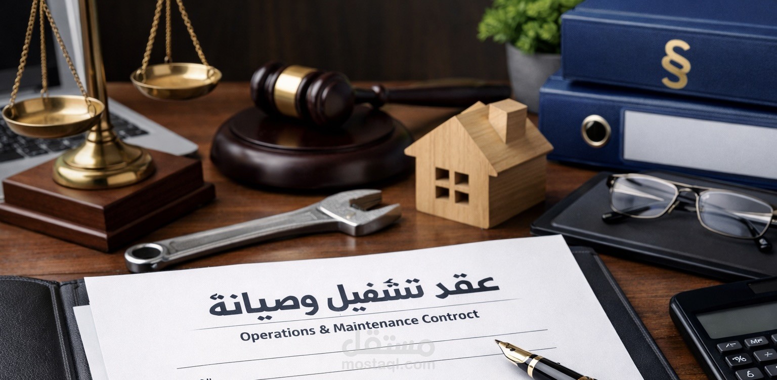 صياغة عقد التشغيل والصيانة