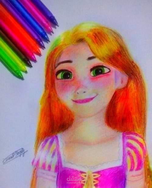 رسم شخصيات كرتونية