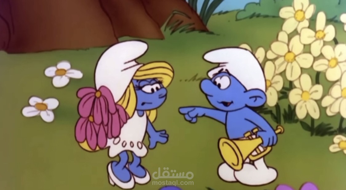 دبلجة عمل كرتوني "السنافر"