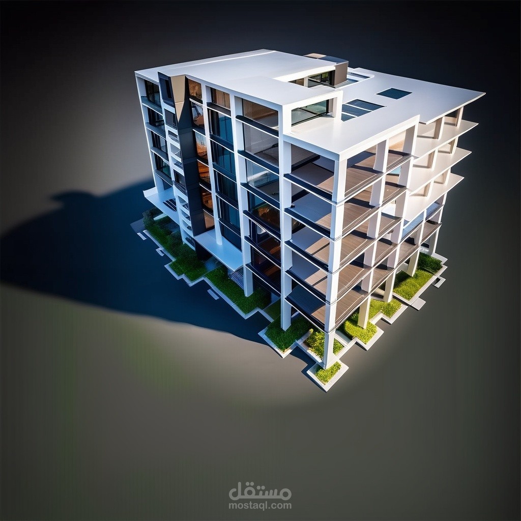 إعداد نموذج 3D لمبنى معامل باستخدام تقنية BIM مع اللوحات التنفيذية