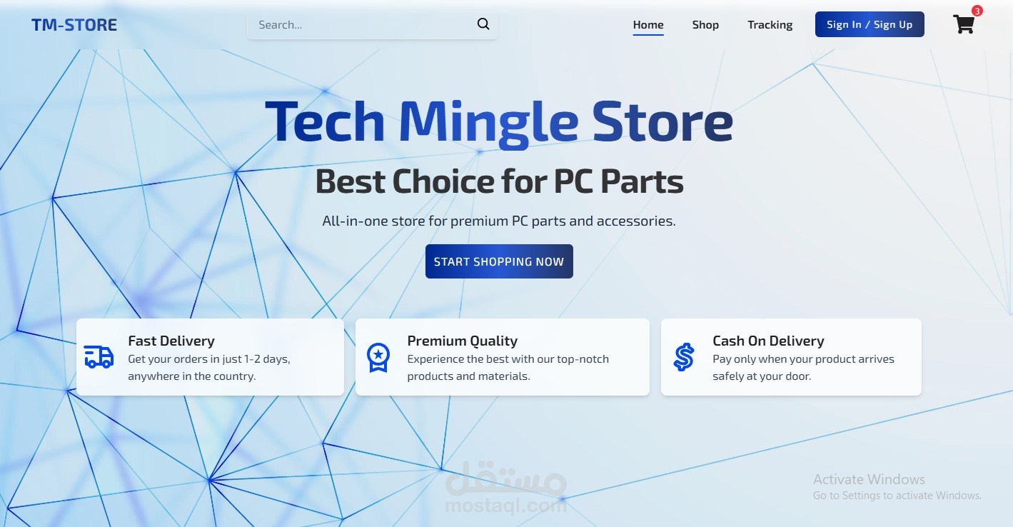 TM-STOREّّّ | E-Commerce Website