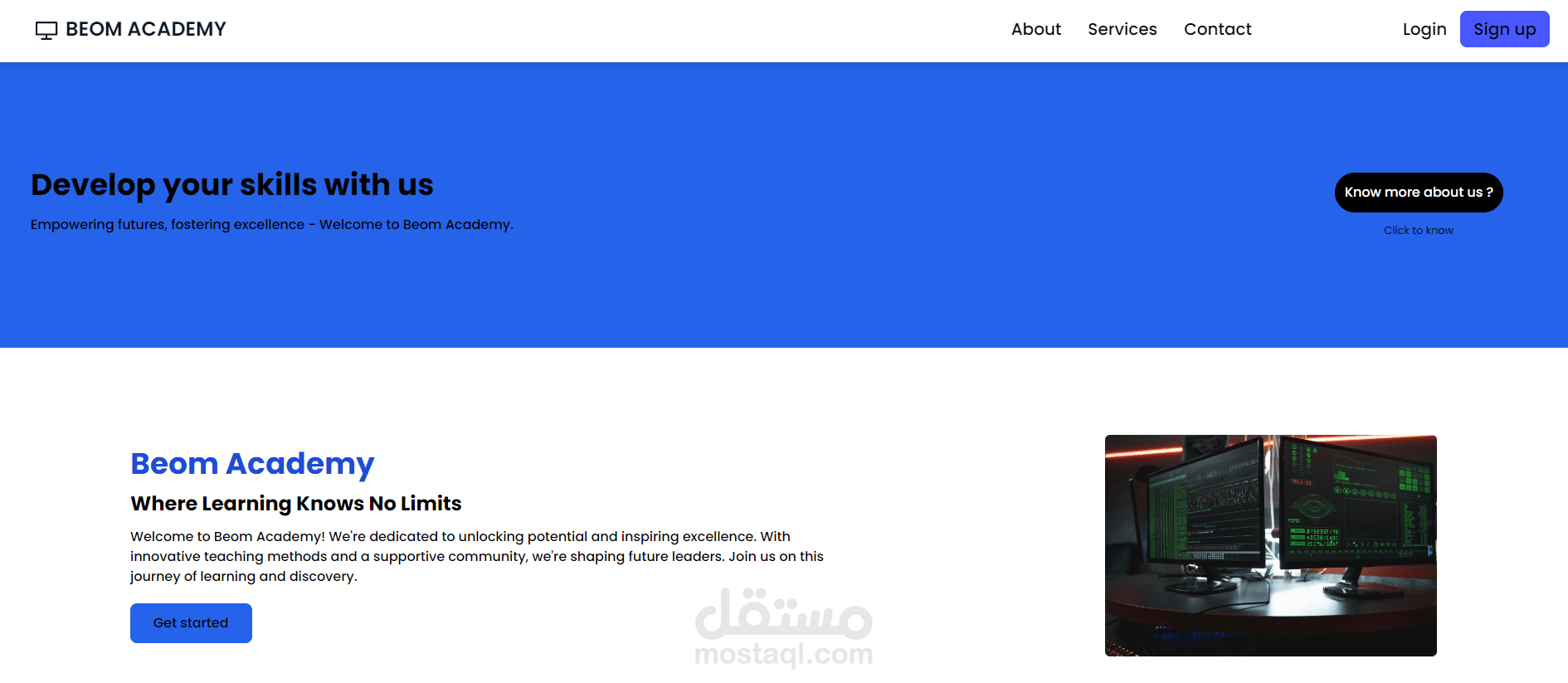 E-learning plateforme