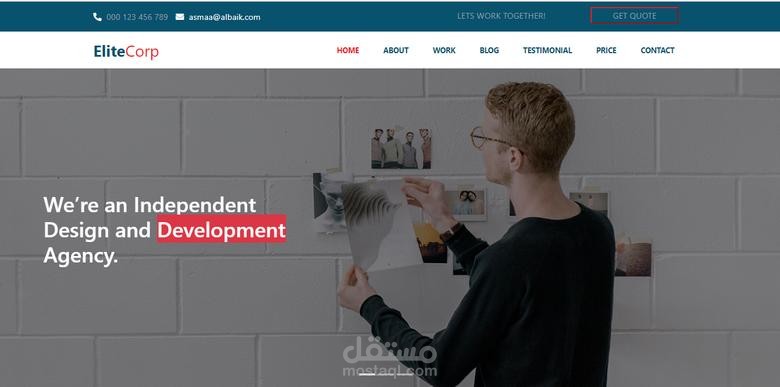 LandingPage BS4
