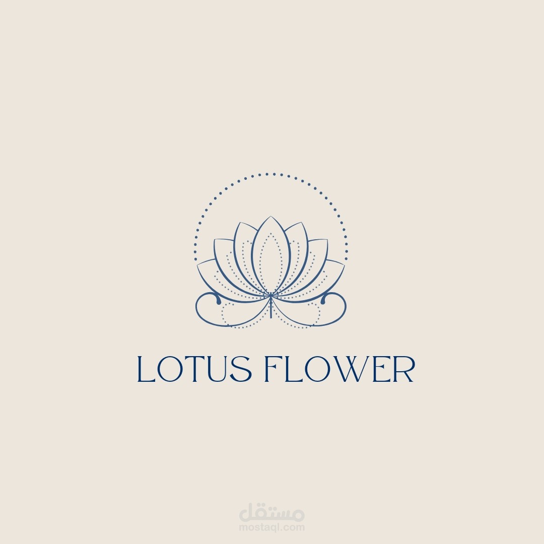 louts flower | Logo & Visual Identity Design