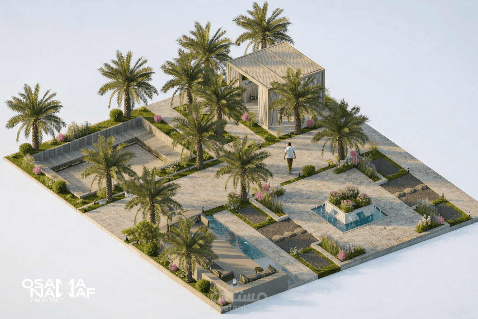 تصميم حديقة منزلية
