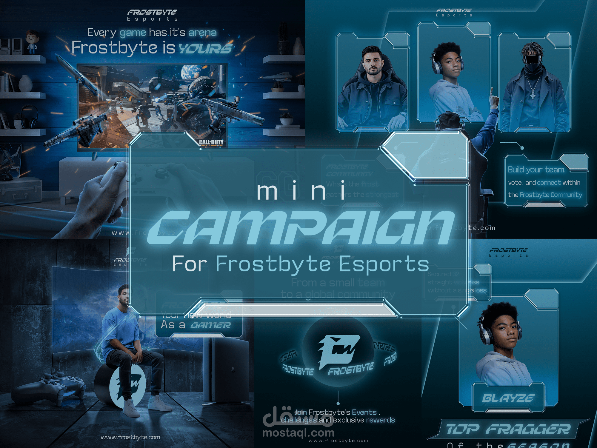 حملة أعلانية لمجتمع Frostbyte eSports