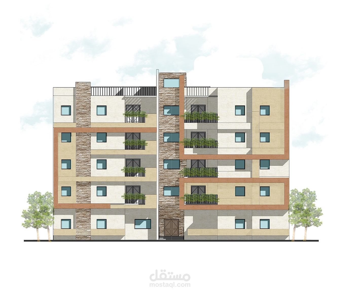 تصميم نماذج سكنية مختلفة مودرن