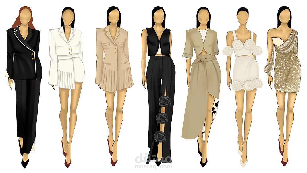 تصميم أزياء fashion collection