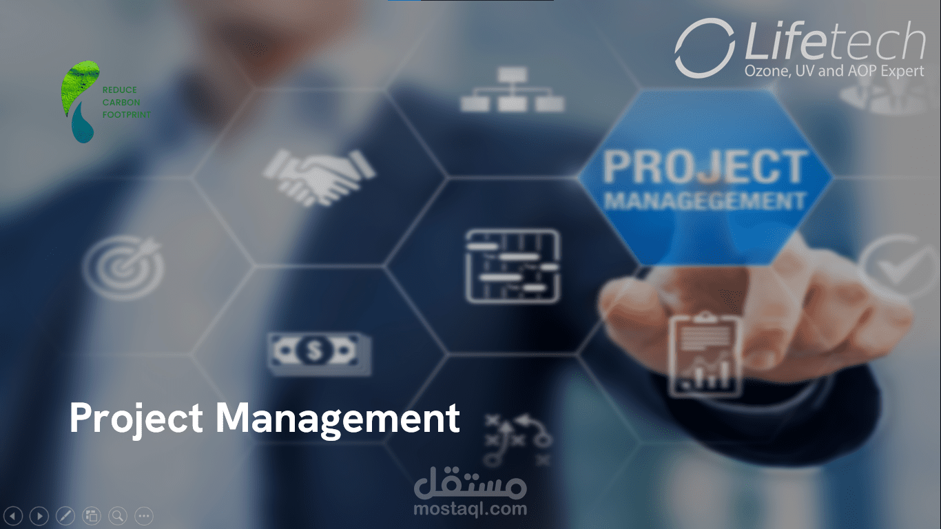 باوربوينت عن Project Management لشركة Lifetech