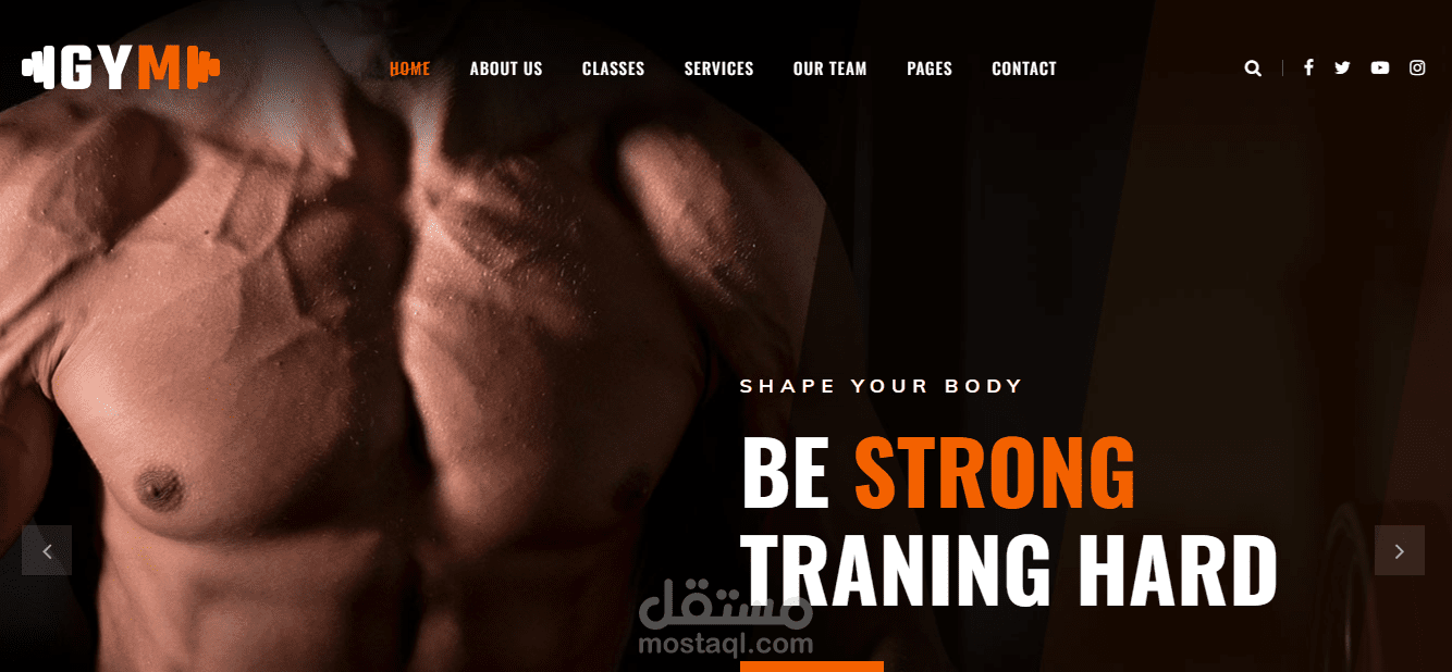 Gym Website