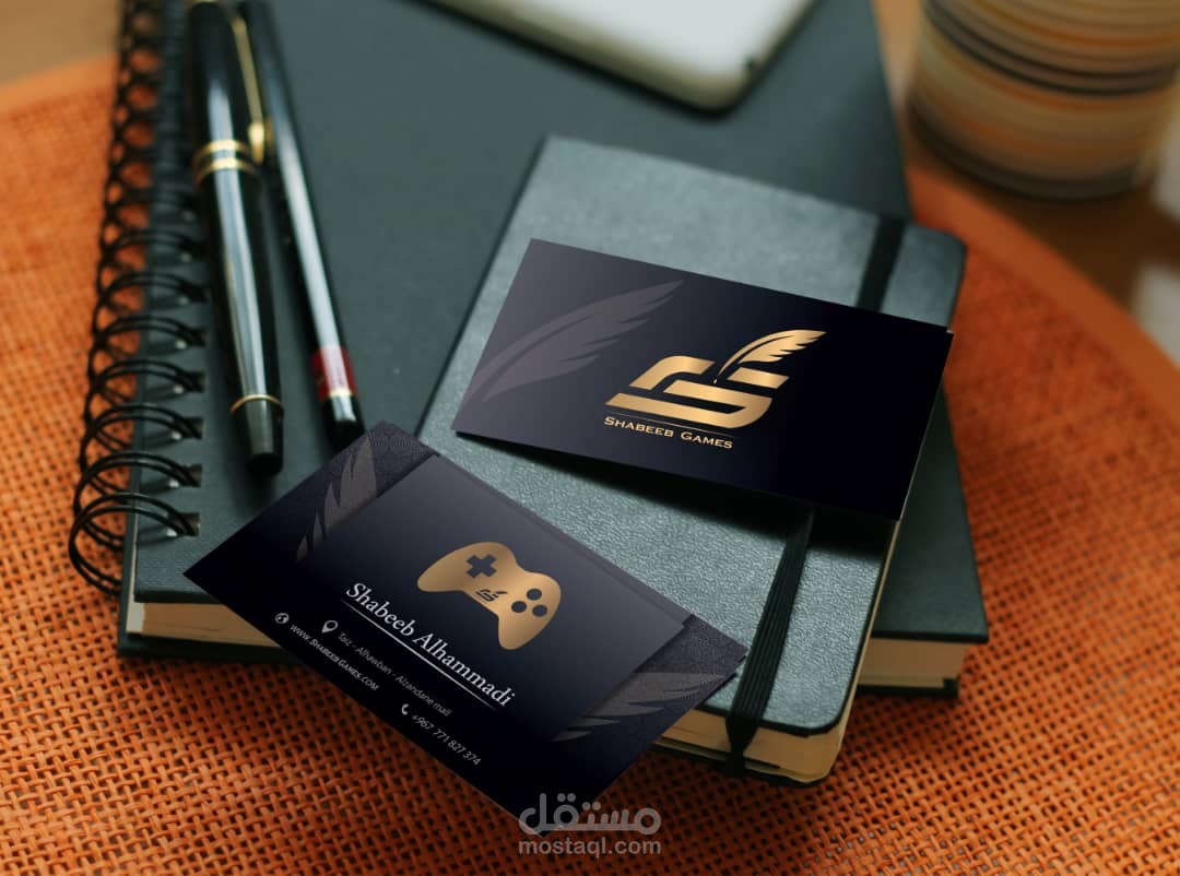 تصميم هوية متكاملة شبيب للألعاب