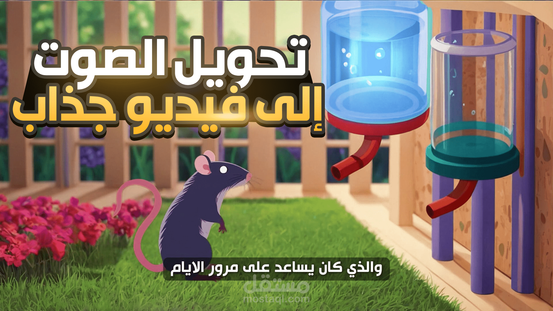تحويل ال(Voice over) إلى فيديو جذاب باستخدام أدوات الذكاء الصناعي