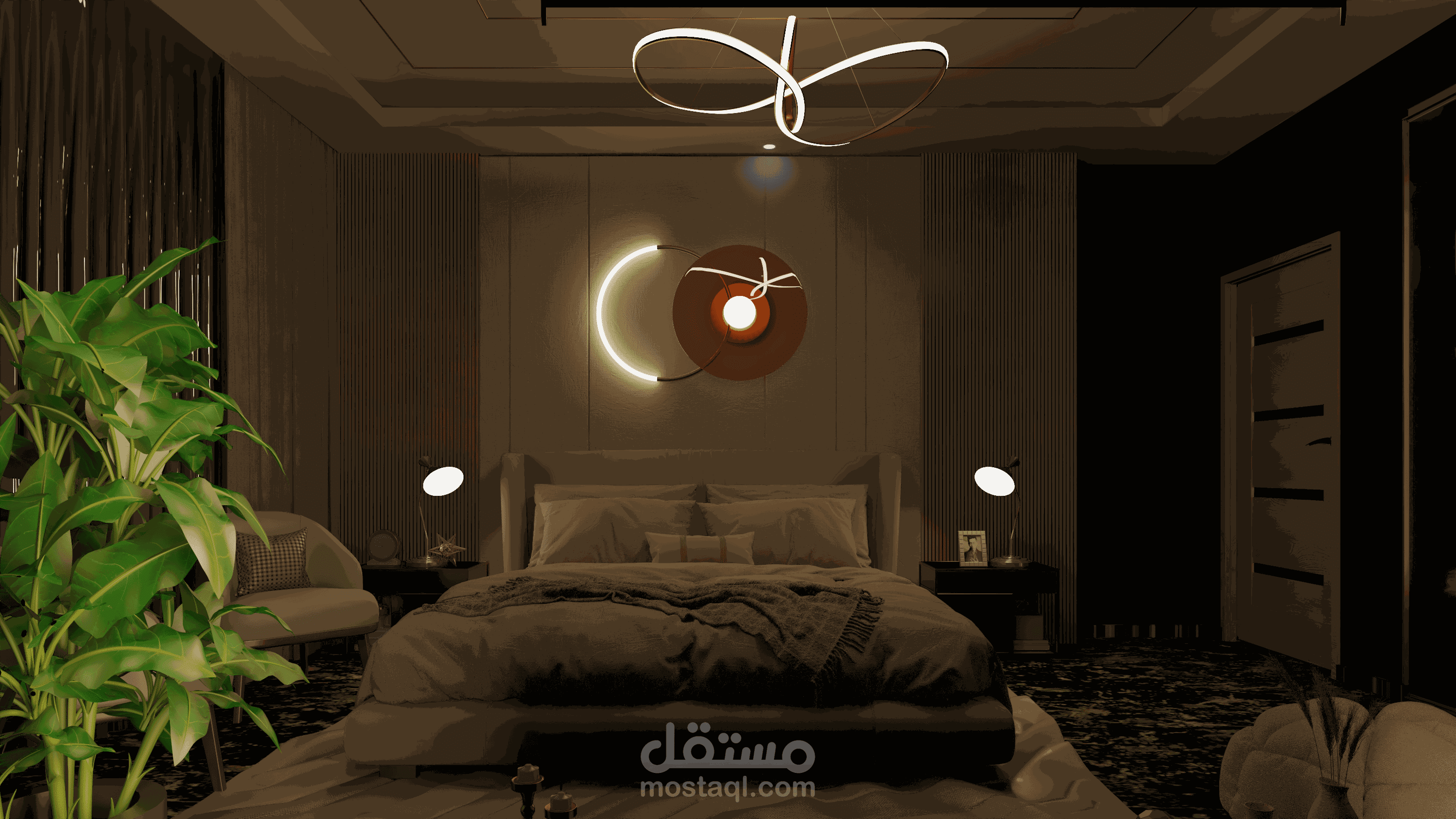 عمل ريندر لمشهد 3d