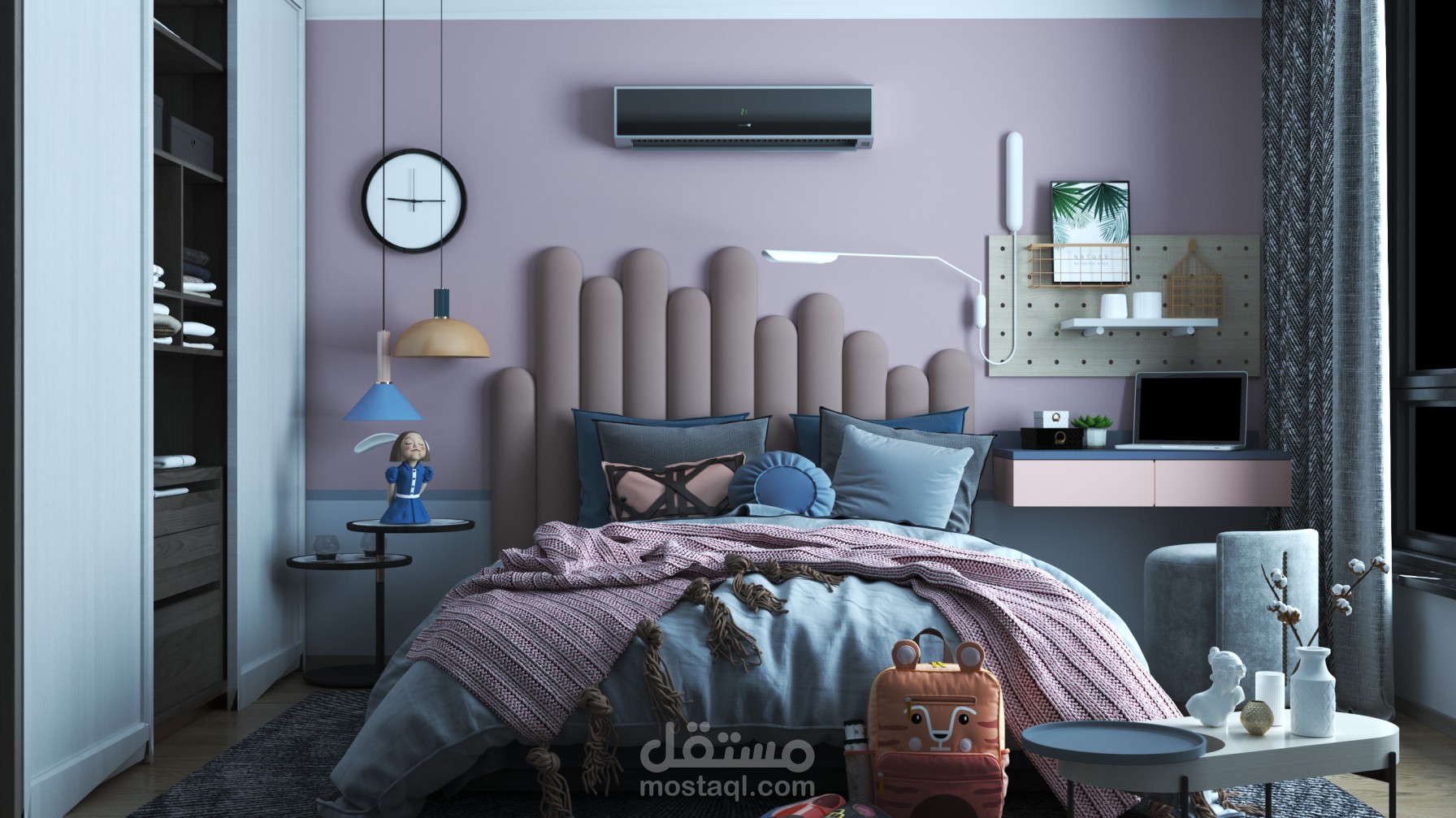عمل ريندر لمشهد 3d مع فيديو وصورة 360