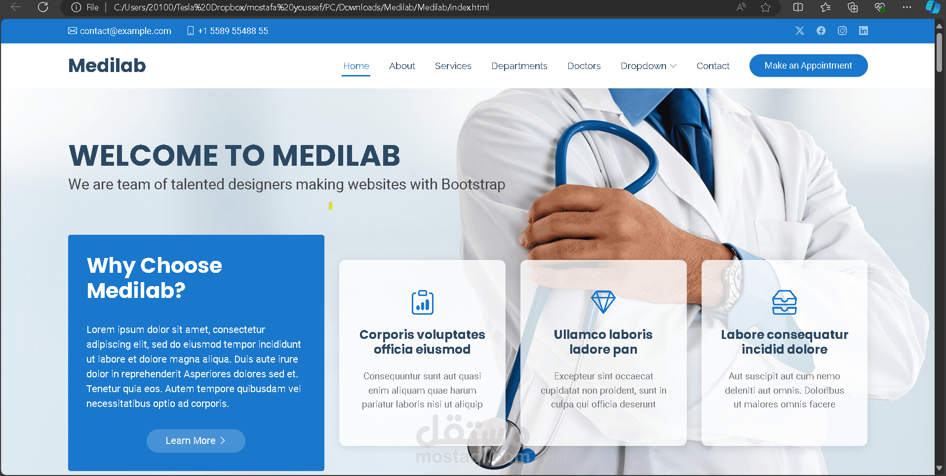 Medical website