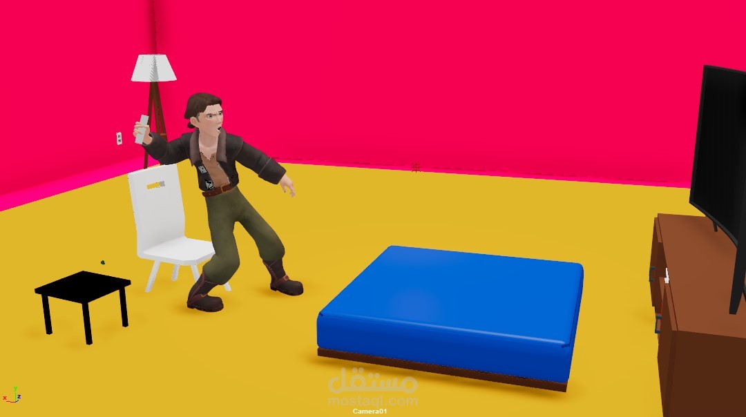 3D Funny Short Scene