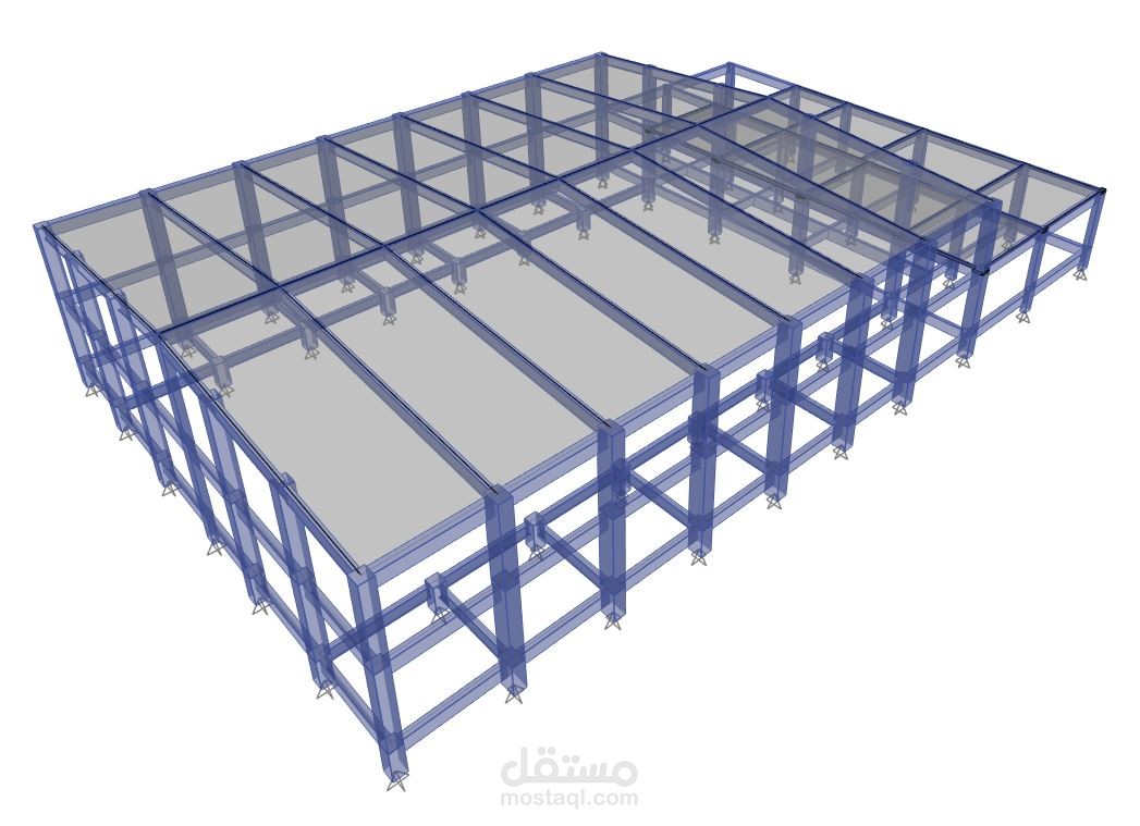 مراجعة وتصميم المبانى الخاصة بنادى رياضى بمجمع الامير مقرن