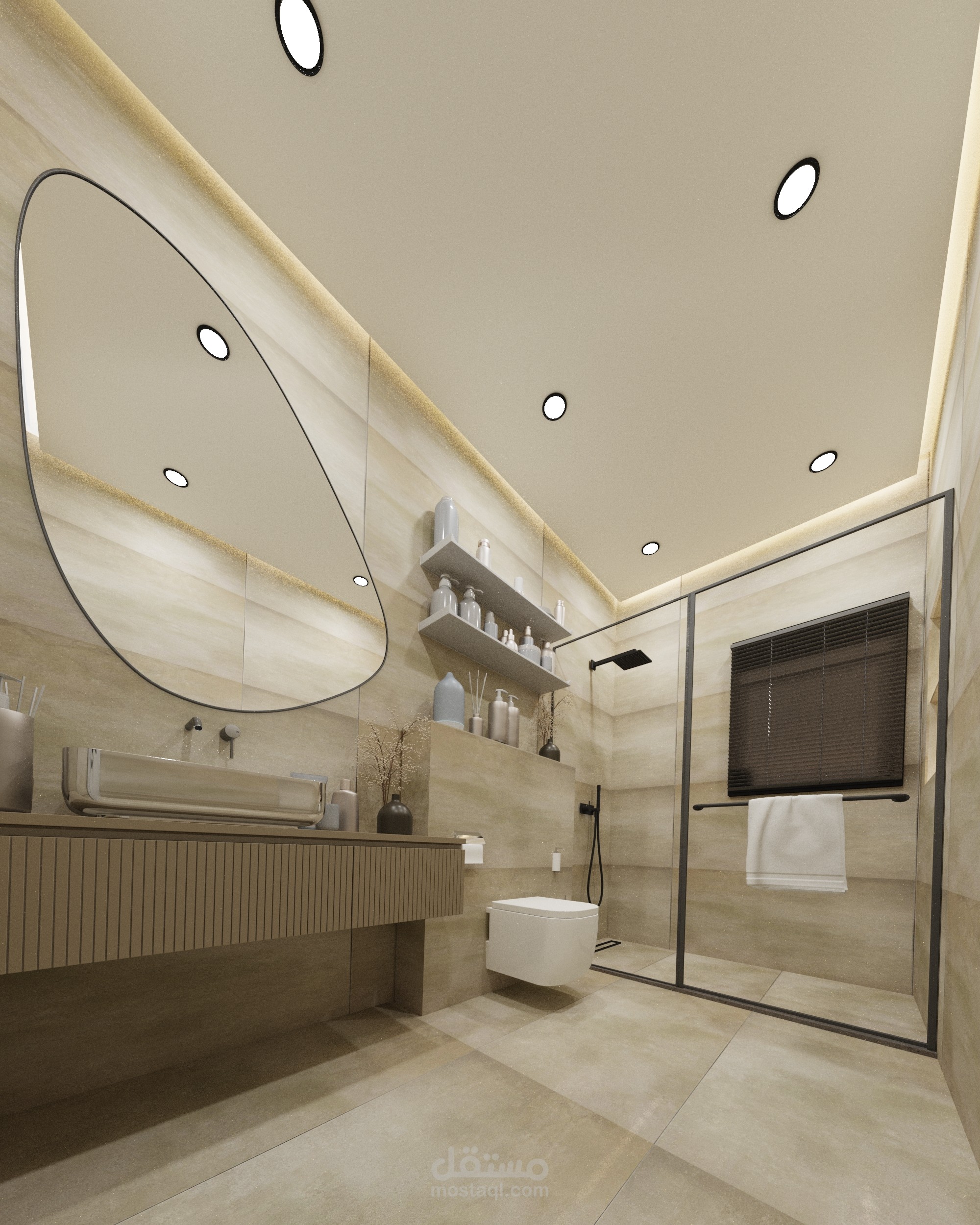 تصميم حمام