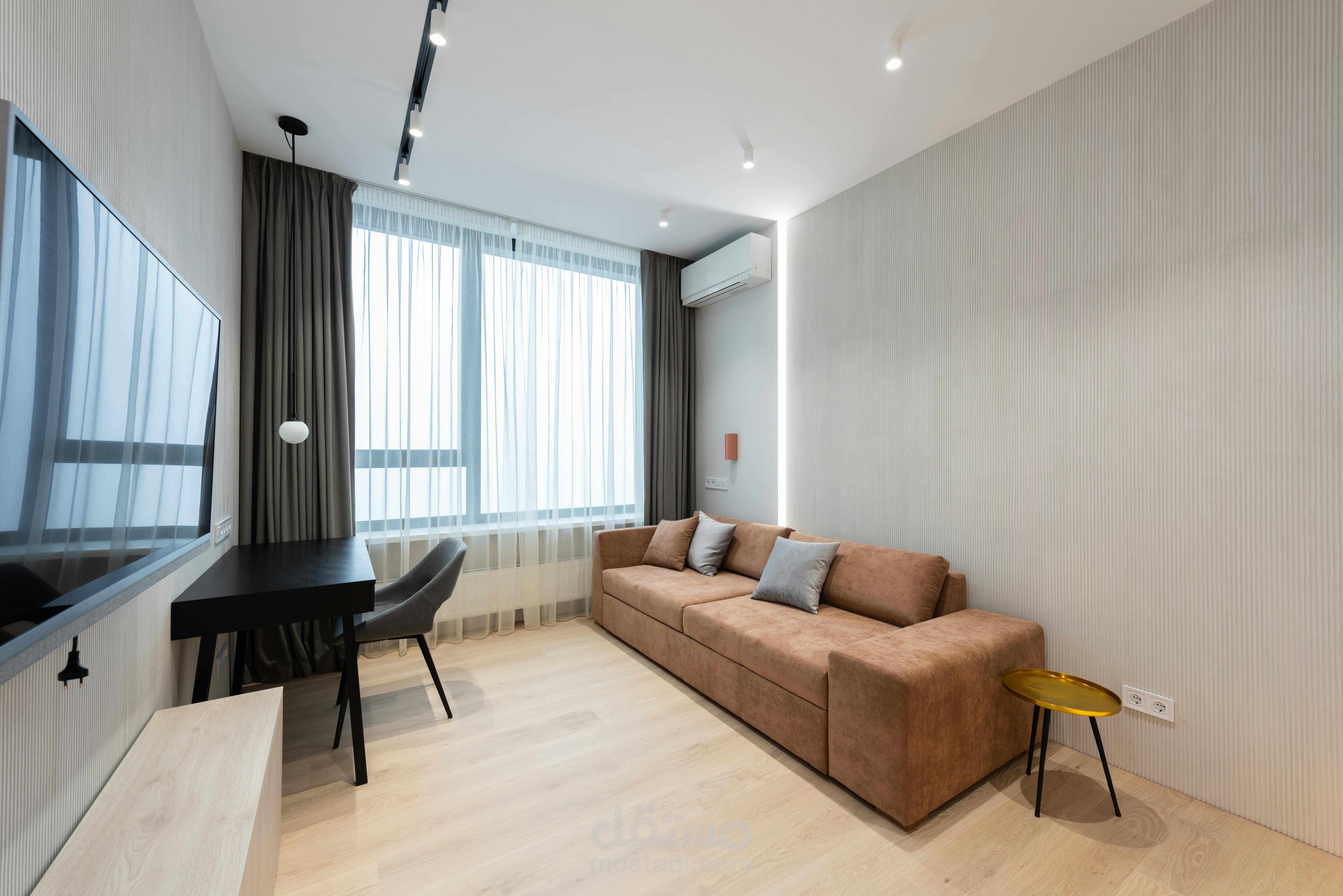 لقطات لـ استديو صغير بتصميم مودرن