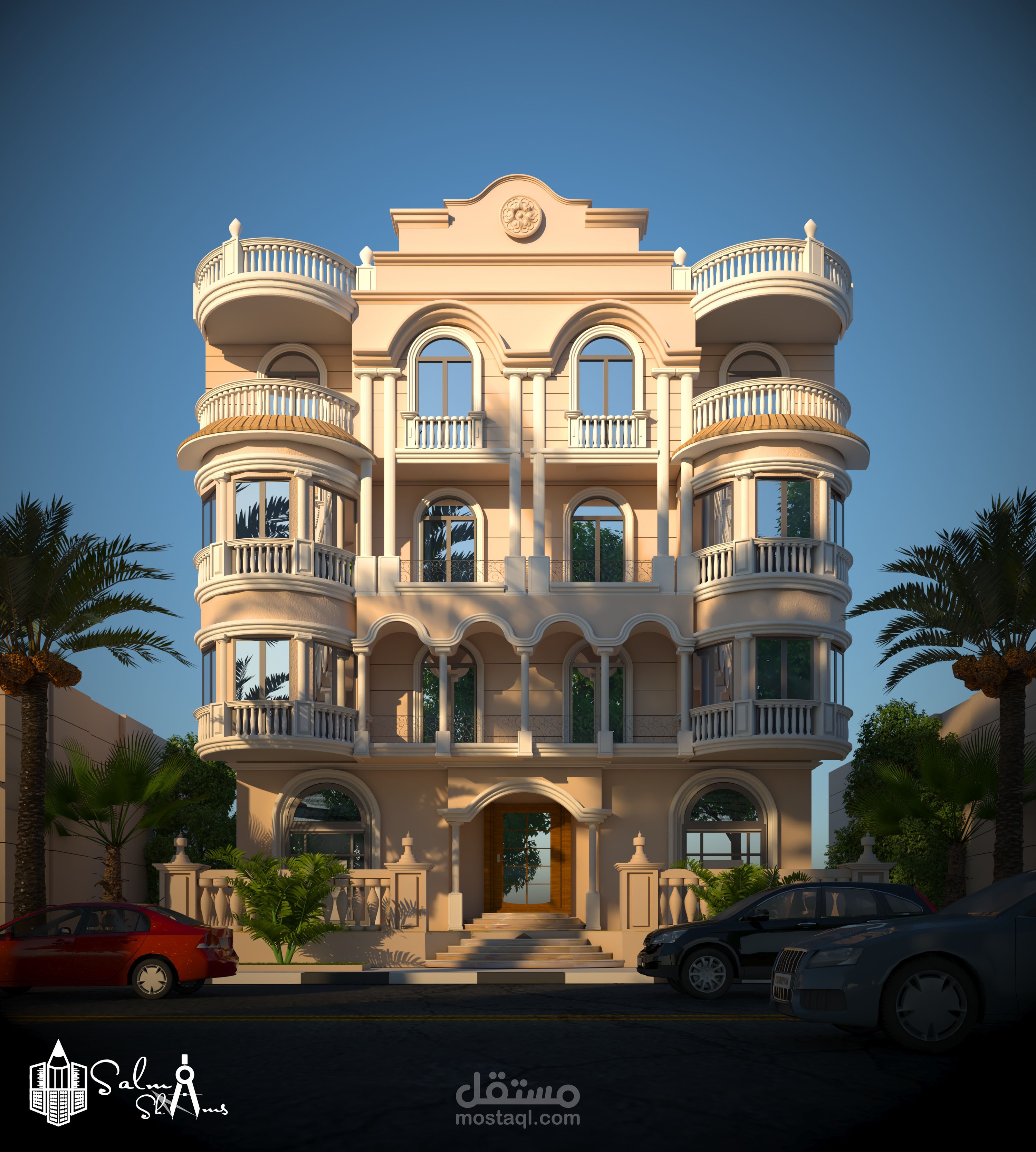 واجهة لمبنى كلاسيك