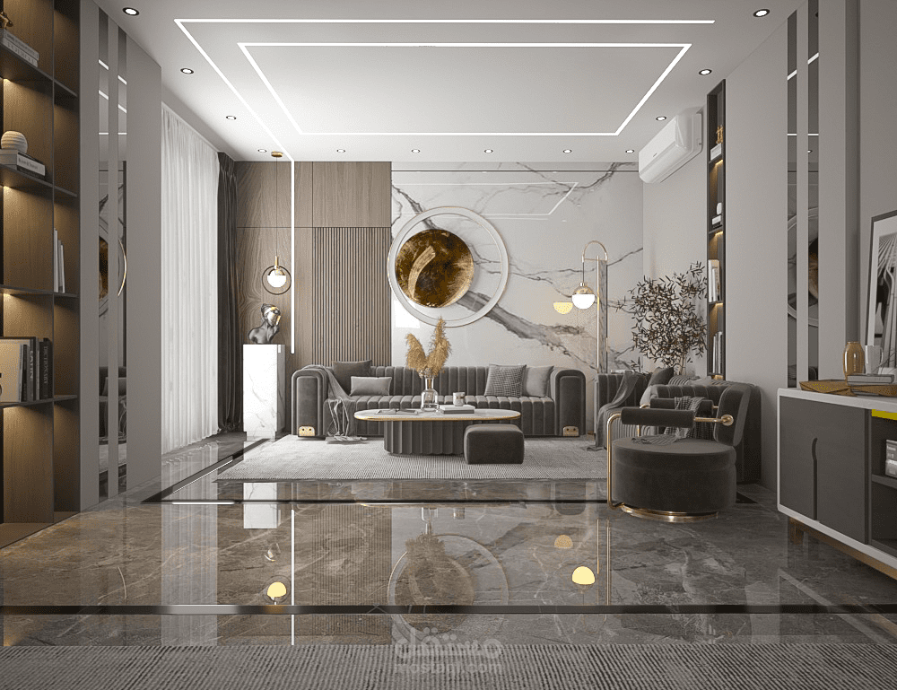 تصميم لاستقبال نيو كلاسيك