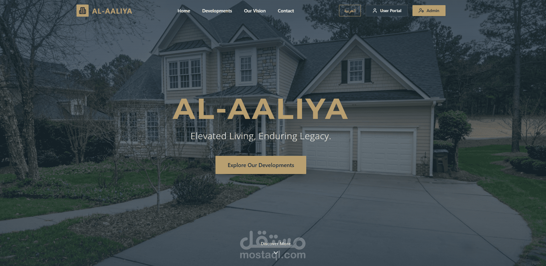 Design and Development of a Bilingual Corporate Portal for a Leading Real Estate Website