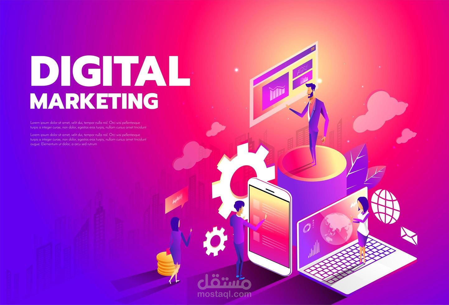 تصميم جرافيك – منشورات شبكات اجتماعية