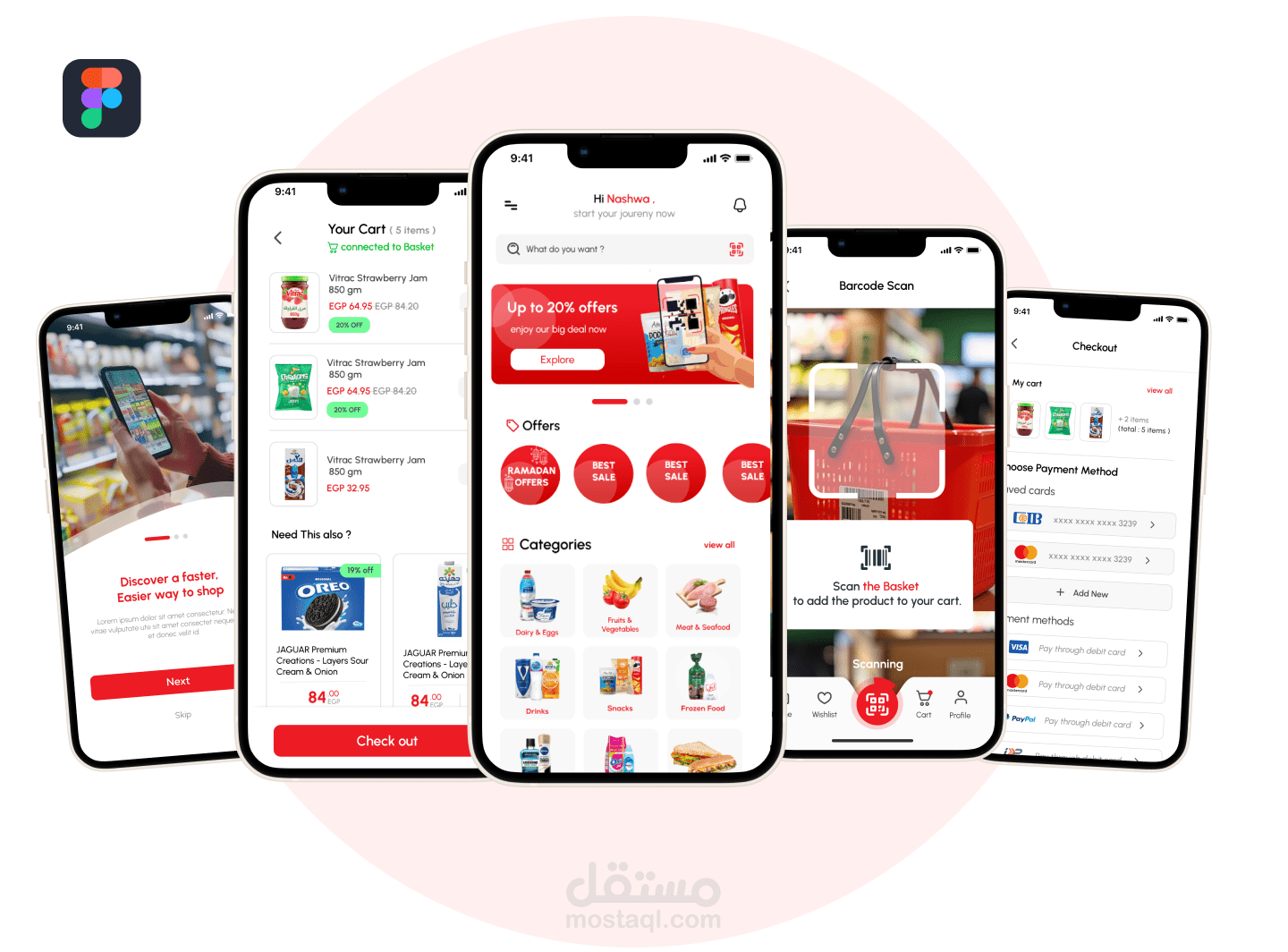 تصميم واجهات وتجربة المستخدم للتطبيقات باحترافية عالية