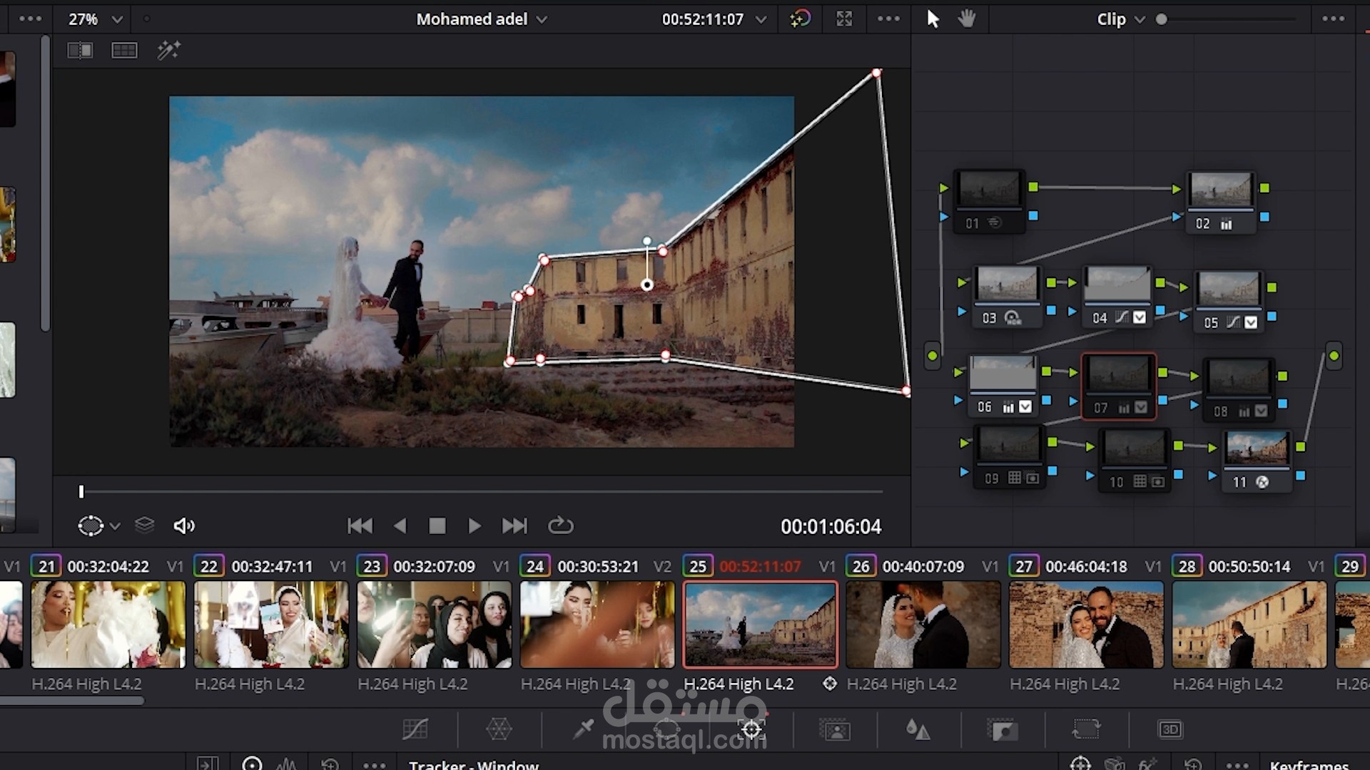 Video Coloring and Color Grading reel