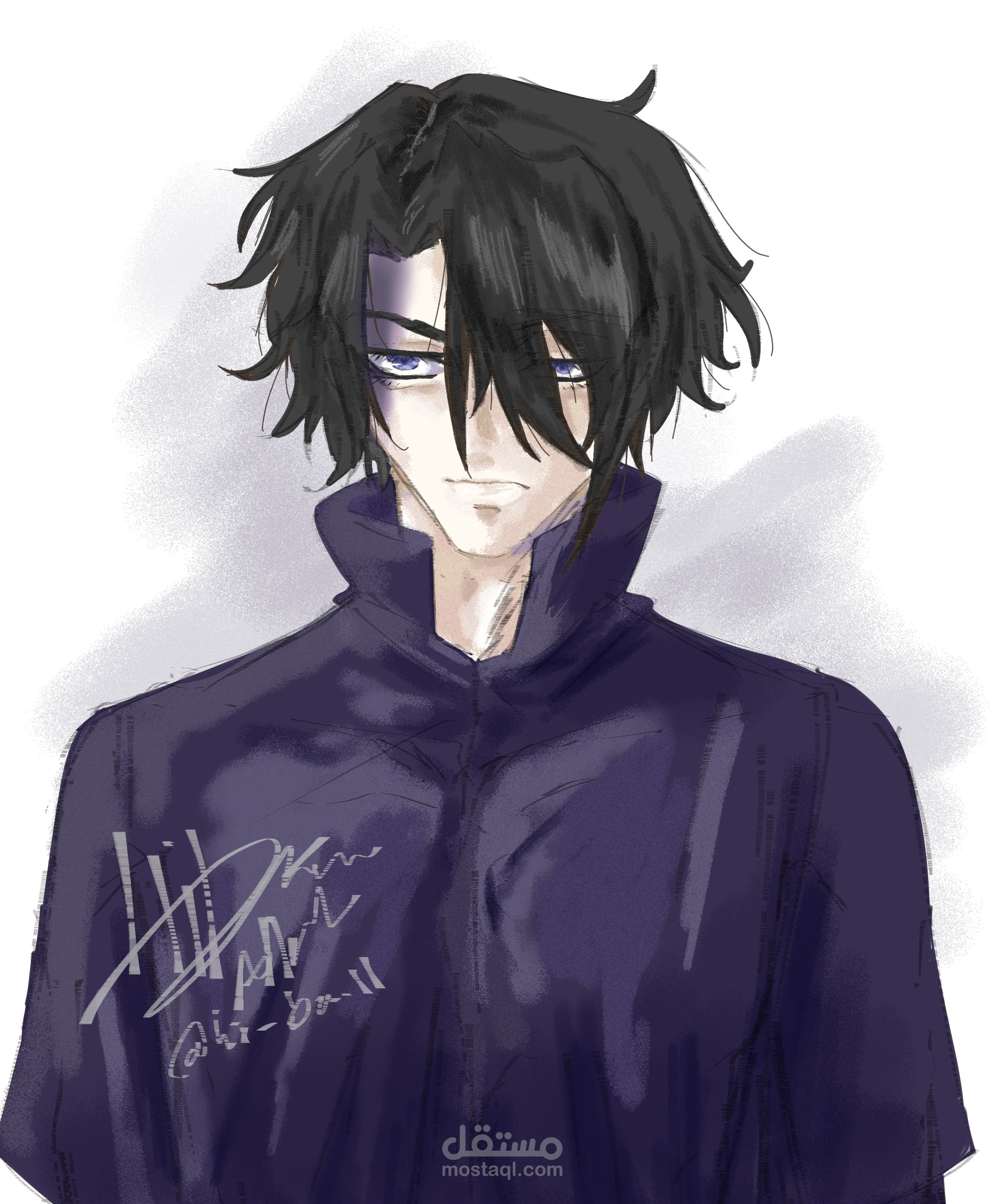 رسم شخصية مانغا