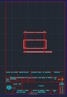 مشروع مصغر ب استخدام autocad 2d لمصعد