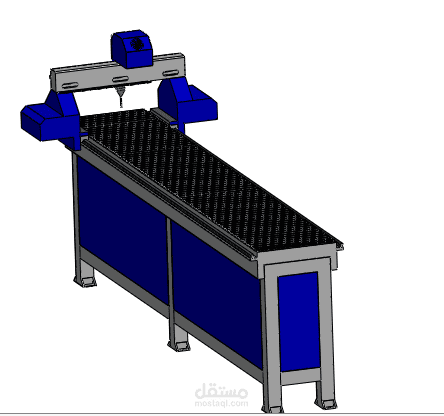 تصميم راوتر ثلاث محاور CNC
