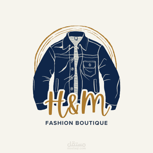 مشروع تصميم شعار لمحل ملابس H&M