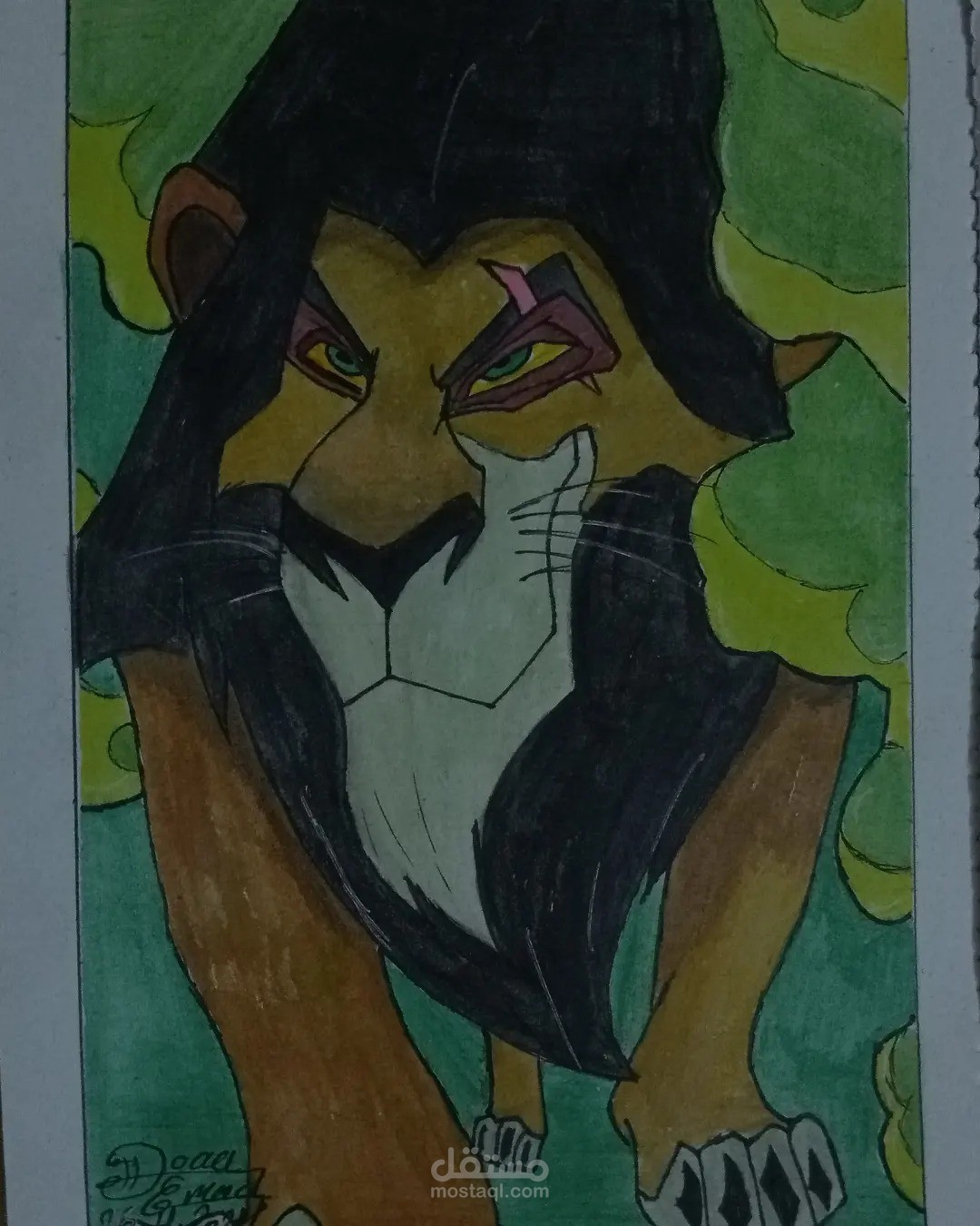 رسم صور بالالوان الخشبيه و الامائيه و الرصاص