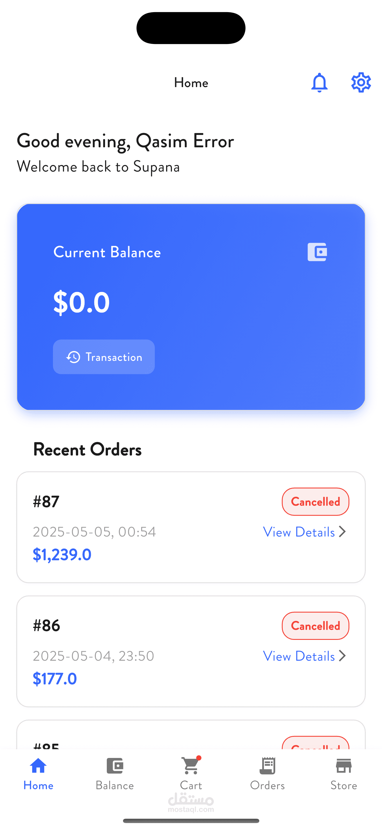 Supana mobile application