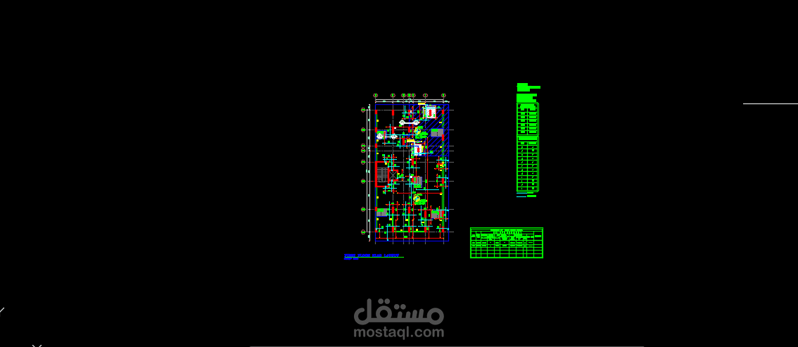 تصميم فيلا ورسم المخططات الإنشائية