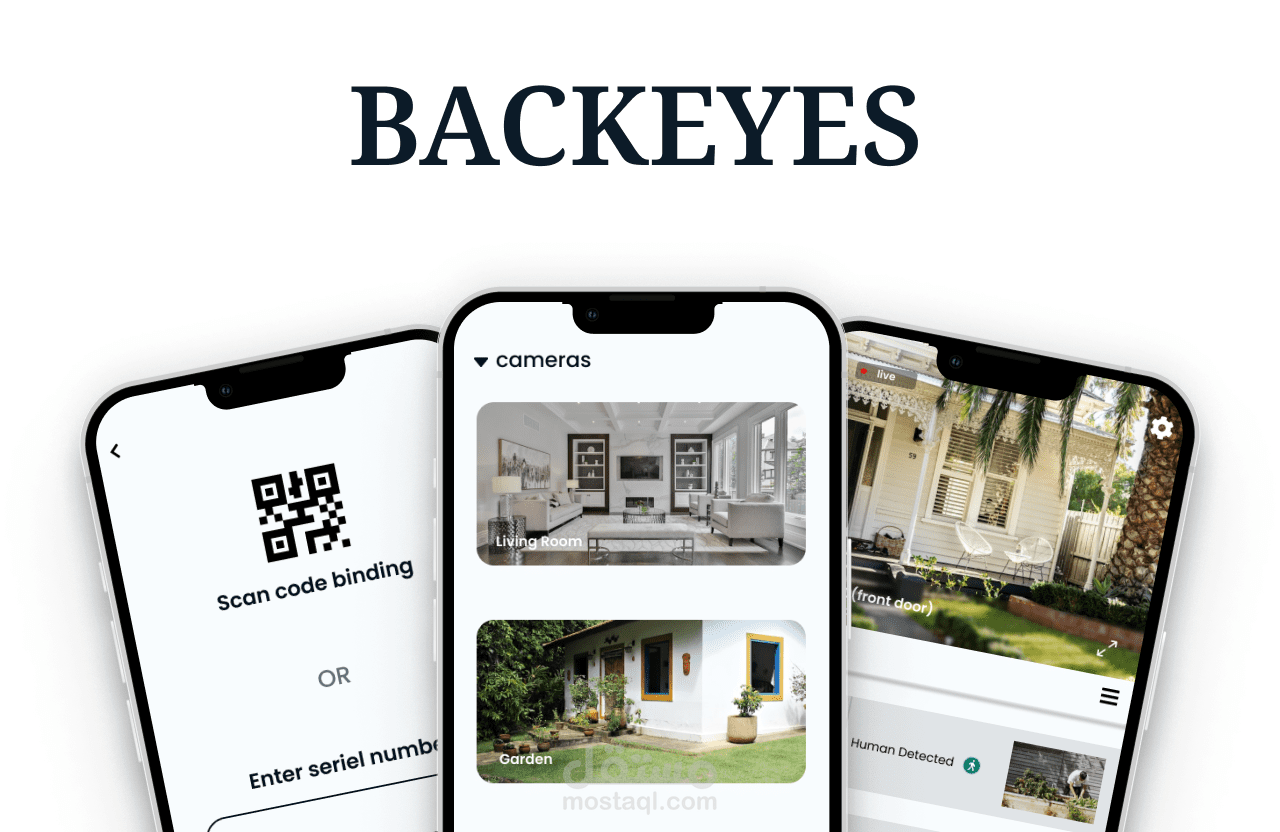 تطبيق 'BackEyes 'بااستخدام  figma