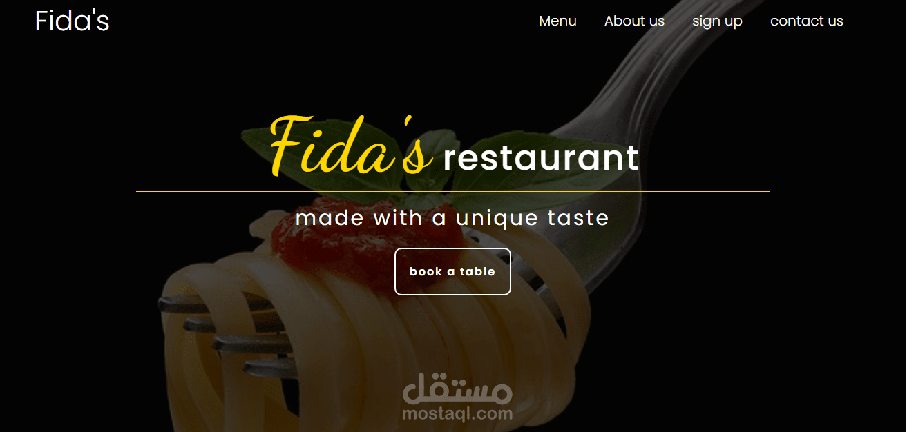 Fida's main page