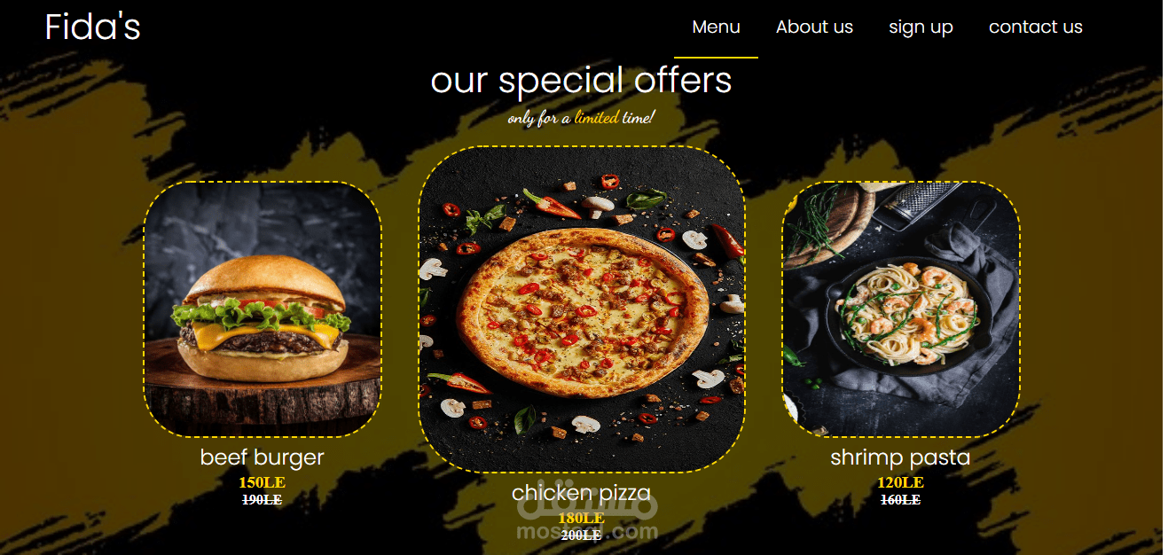 fida's offers page